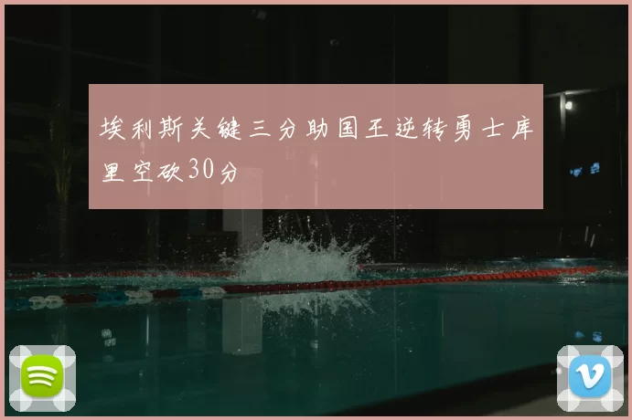 埃利斯关键三分助国王逆转勇士库里空砍30分
