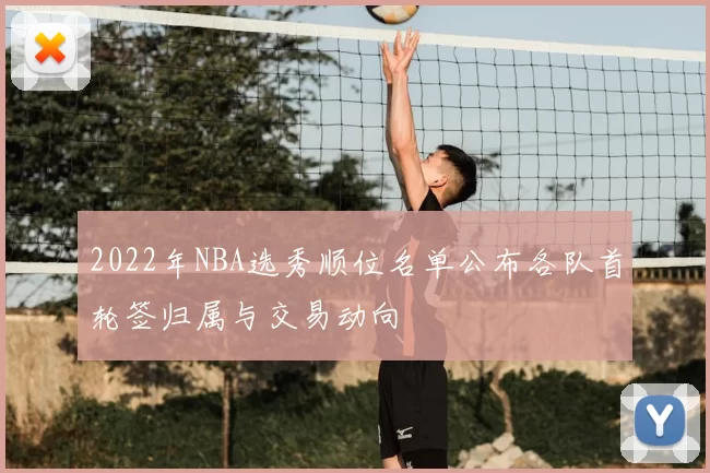 2022年NBA选秀顺位名单公布各队首轮签归属与交易动向